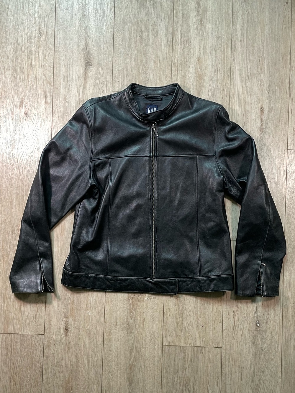 Vintage NWOT GAP Moto Racer Leather Jacket